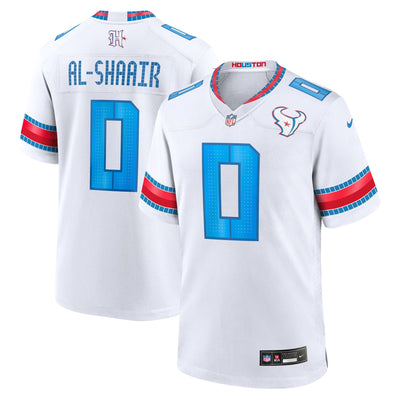 Houston Texans Azeez Al-Shaair Nike White 2026 Rivalries Collection Game Jersey