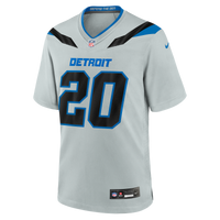 Detroit Lions Barry Sanders Nike Silver 2026 Rivalries Collection Game Jersey