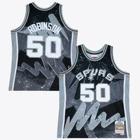 San Antonio Spurs Mitchell & Ness David Robinson 1998 Hyper Hoops Swingman Jersey - Black