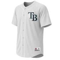 Tampa Bay Rays Stitches Gray jersey – view 3