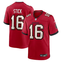 Tampa Bay Buccaneers Easton Stick Nike Red Team Game Jersey