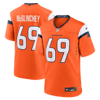 Denver Broncos Mike McGlinchey Nike Orange Team Game Jersey