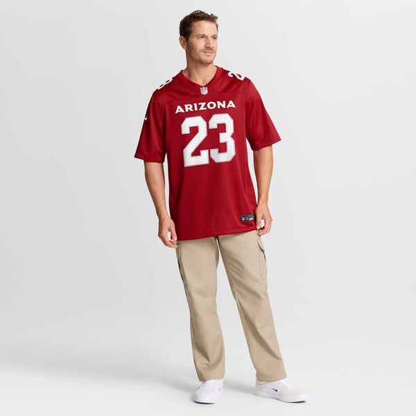 Arizona Cardinals Art Green Nike Cardinal Team Game Jersey
