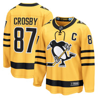 Pittsburgh Penguins Sidney Crosby Gold jersey – view 2