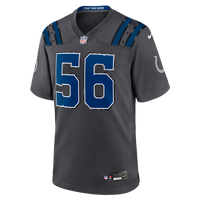 Indianapolis Colts Quenton Nelson Nike Anthracite 2026 Rivalries Collection Game Jersey