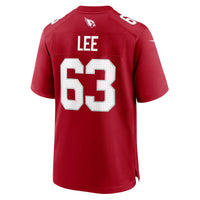 Arizona Cardinals Vershon Lee Nike Cardinal Team Game Jersey