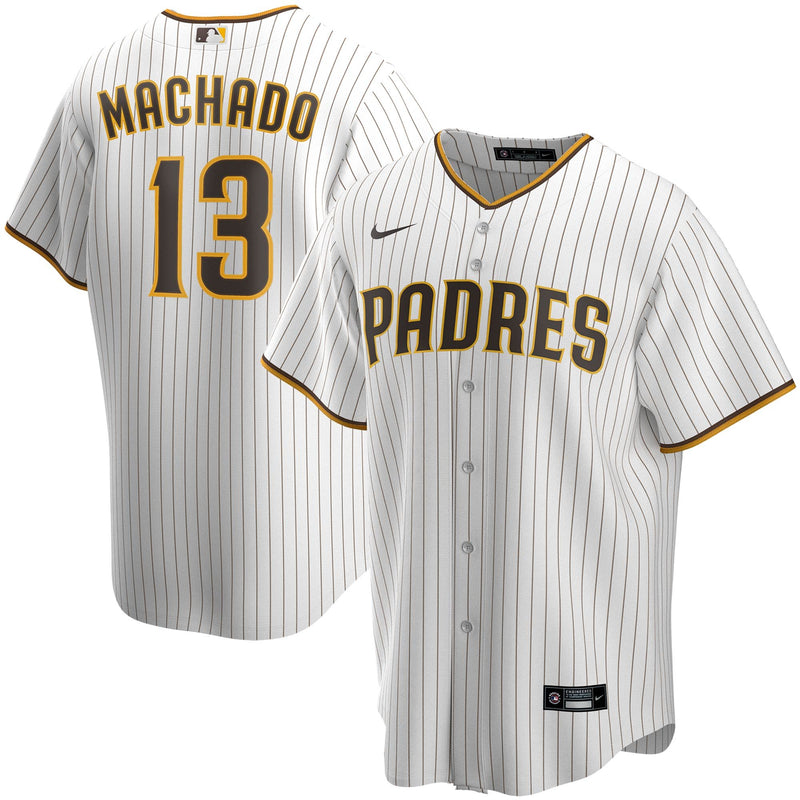 San Diego Padres Manny Machado Nike White Home Replica Player Jersey