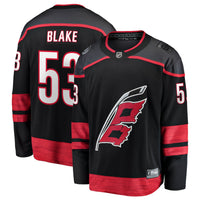 Carolina Hurricanes Jackson Blake Fanatics Black Home Breakaway Jersey