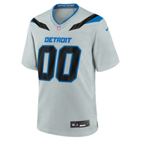 Detroit Lions Nike Silver 2026 Rivalries Collection Game Custom Jersey