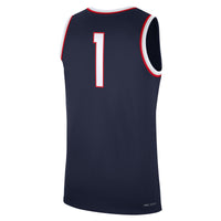 #1 Arizona Wildcats Nike Road Replica Jersey - Navy