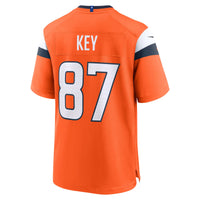 Denver Broncos Dane Key Nike Orange Team Game Jersey