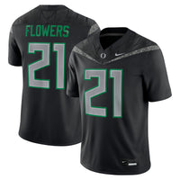 Aaron Flowers Oregon Ducks Nike Home Game Jersey - Black