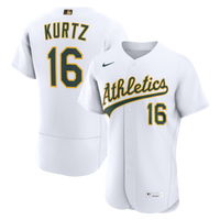Athletics Nick Kurtz Nike White MLB Awards Authentic Jersey