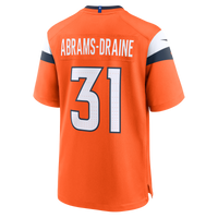Denver Broncos Kris Abrams-Draine Nike Orange Team Game Jersey