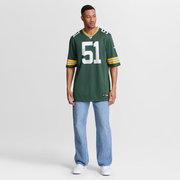 Green Bay Packers Dani Dennis-Sutton Nike Green Team Game Jersey