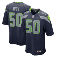 Seattle Seahawks Jared Ivey Nike College Navy Team Game Jersey