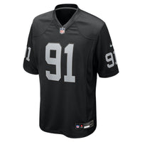 Las Vegas Raiders Tim Keenan III Black jersey – view 4