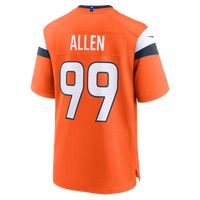 Denver Broncos Zach Allen Nike Orange Team Game Jersey