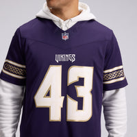 Minnesota Vikings Andrew Van Ginkel Nike Purple 2026 Rivalries Collection Printed Limited Jersey