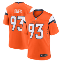 Denver Broncos D.J. Jones Nike Orange Team Game Jersey