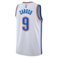 Oklahoma City Thunder Nike Association Edition Swingman Jersey - White - Alex Caruso -