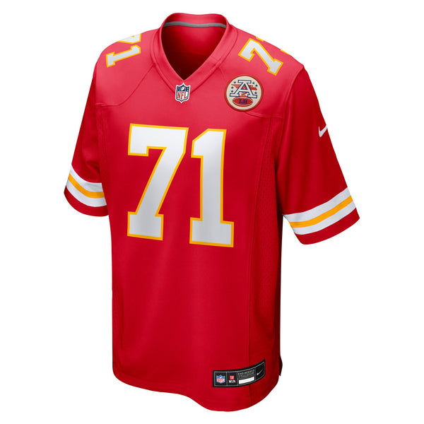 Kansas City Chiefs Josh Simmons Nike Red Team Game Jersey