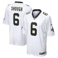 New Orleans Saints Tyler Shough Nike White Game Player Jersey