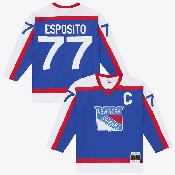 New York Rangers Phil Esposito Mitchell & Ness Blue 1977/78 Power Play Jersey