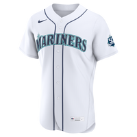 Seattle Mariners Cal Raleigh Nike White Home 50th Season Authentic Jersey