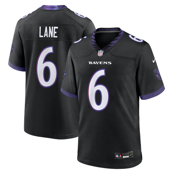 Baltimore Ravens Ja'Kobi Lane Nike Black Alternate Game Jersey
