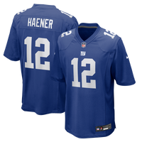 New York Giants Jake Haener Nike Royal Team Game Jersey