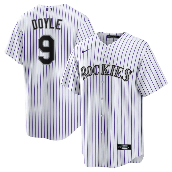 Colorado Rockies Brenton Doyle Nike White Home Replica Jersey