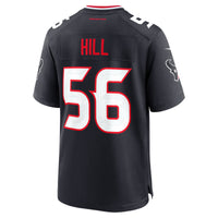 Houston Texans Jamal Hill Nike Navy Team Game Jersey