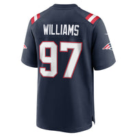 New England Patriots Milton Williams Nike Navy Team Game Jersey