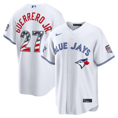 2026 All-Star Edition Stars & Stripes Toronto Blue Jays Vladimir Guerrero Jr. Nike White Stadium Jersey