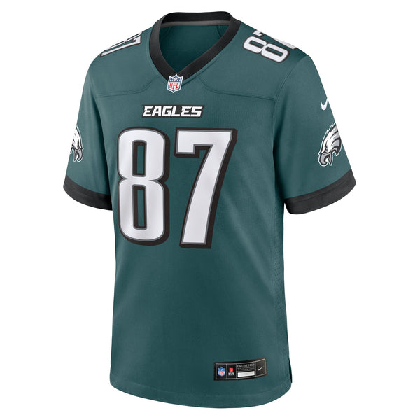 Philadelphia Eagles Eli Stowers Nike Midnight Green Team Game Jersey