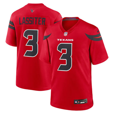Houston Texans Kamari Lassiter Nike Red Alternate Game Jersey
