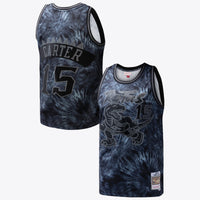 Toronto Raptors Mitchell & Ness Vince Carter 1998 Tie Dye Swingman Jersey - Black