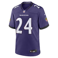 Baltimore Ravens Malaki Starks Purple jersey – view 2