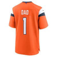 Denver Broncos Nike Orange #1 Dad Game Jersey