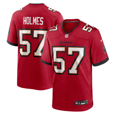 Tampa Bay Buccaneers Yasir Holmes Nike Red Team Game Jersey