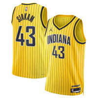 Indiana Pacers Jordan Brand Replica Statement Edition Swingman Jersey - Gold - Pascal Siakam -