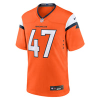 Denver Broncos Karene Reid Nike Orange Team Game Jersey