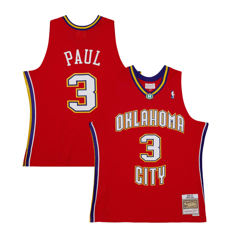 New Orleans Hornets Mitchell & Ness Chris Paul 2006 Alternate Authentic Jersey - Red
