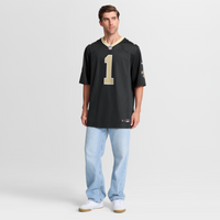 New Orleans Saints Number 1 Groom Nike Black Game Jersey
