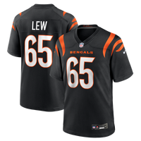 Cincinnati Bengals Connor Lew Nike Black Team Game Jersey