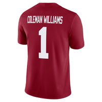 Ryan Coleman-Williams Alabama Crimson Tide Nike Home Game Jersey - Crimson