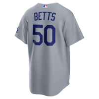 Los Angeles Dodgers Mookie Betts Nike Gray Stadium Jersey