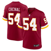 Washington Commanders Leo Chenal Burgundy jersey – view 1