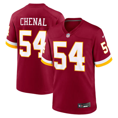 Washington Commanders Leo Chenal Nike Burgundy Team Game Jersey